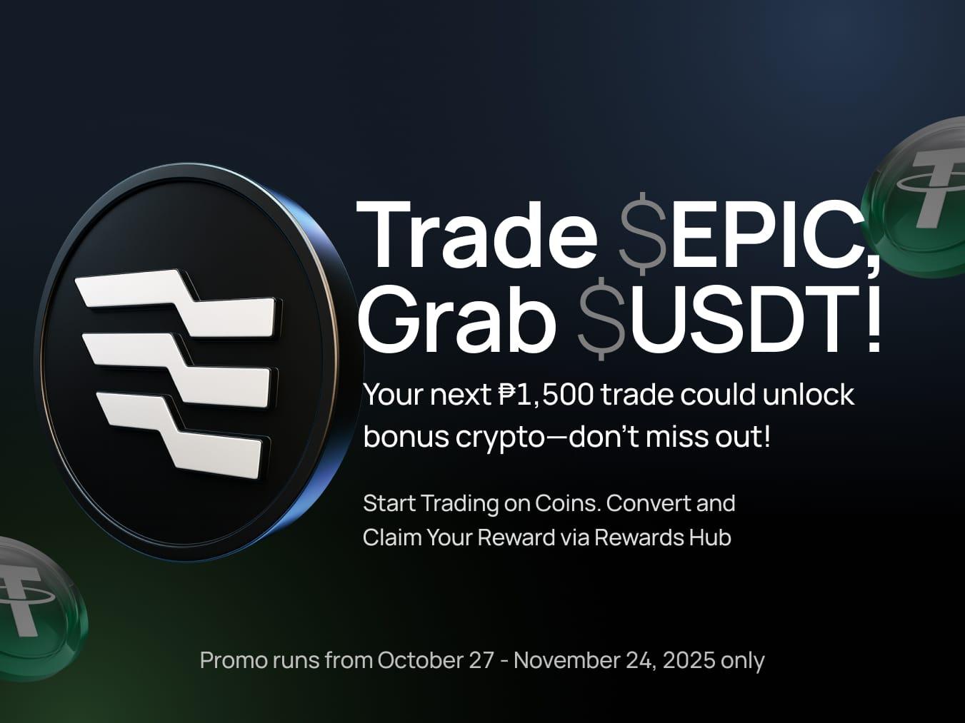 Join the $EPIC Trade-to-Airdrop Promo and Grab Your Share of $2000 Prize Pool