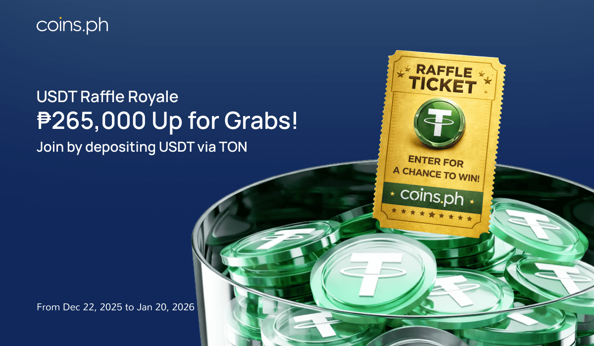 USDT Raffle Royale is Back! Win a Share of ₱265,000!