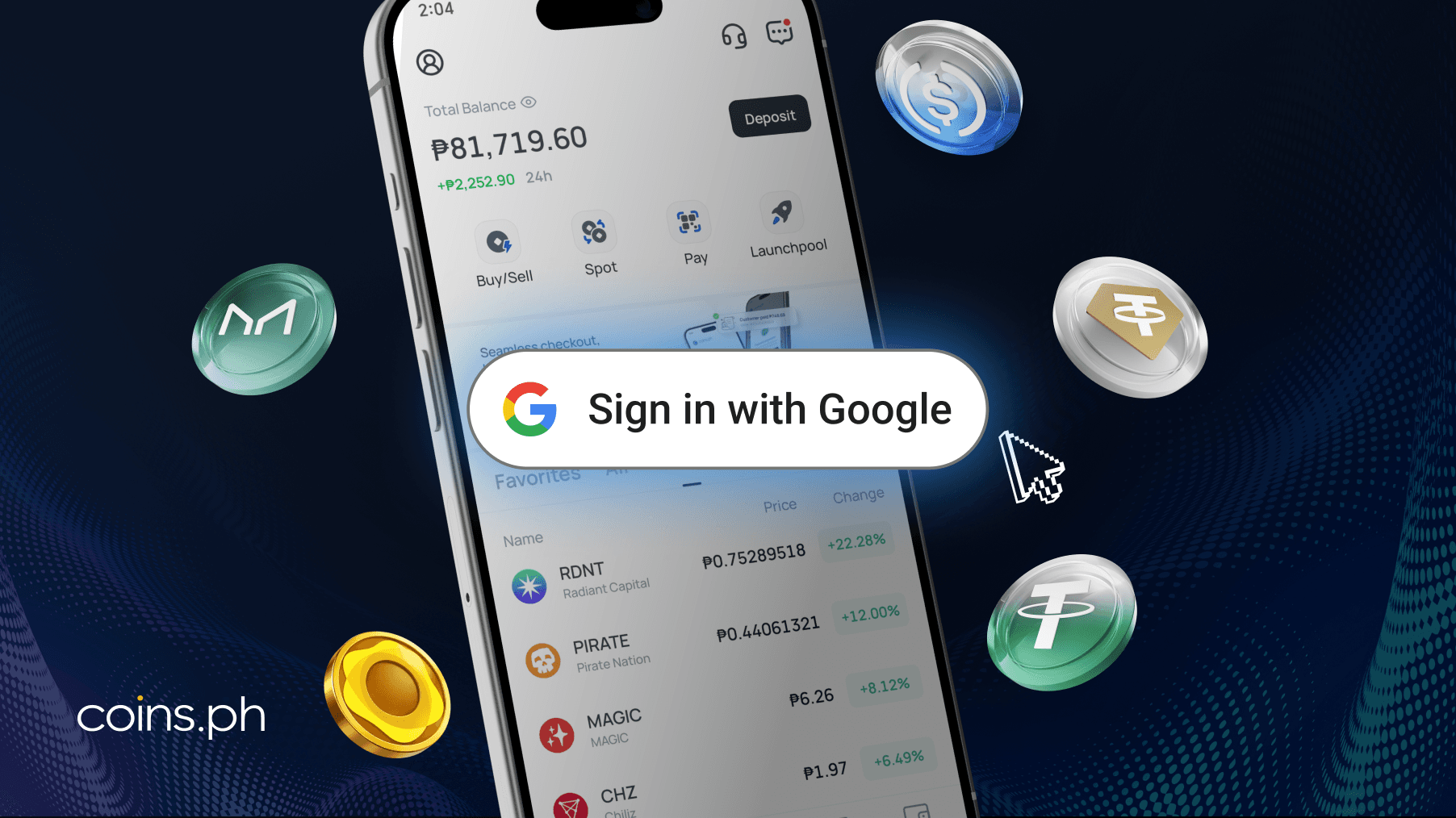 Coins.ph Enables Simpler, Faster, and More Secure Account Log-in for Millions of Users with Google Sign-In Update