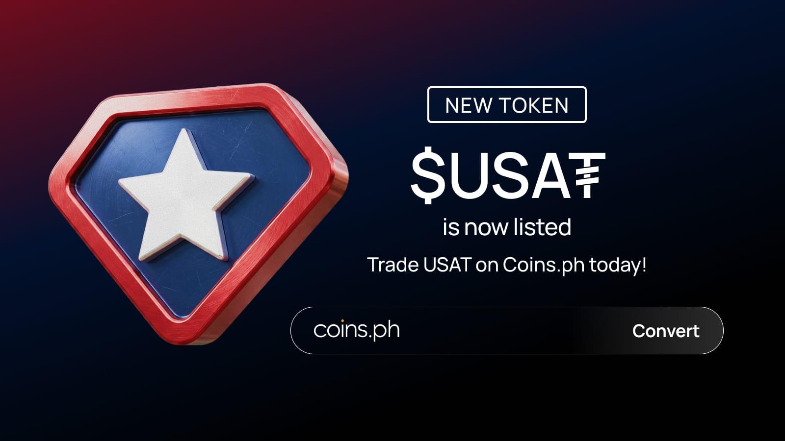 New Token Listing: $USA₮ is now on Coins.ph