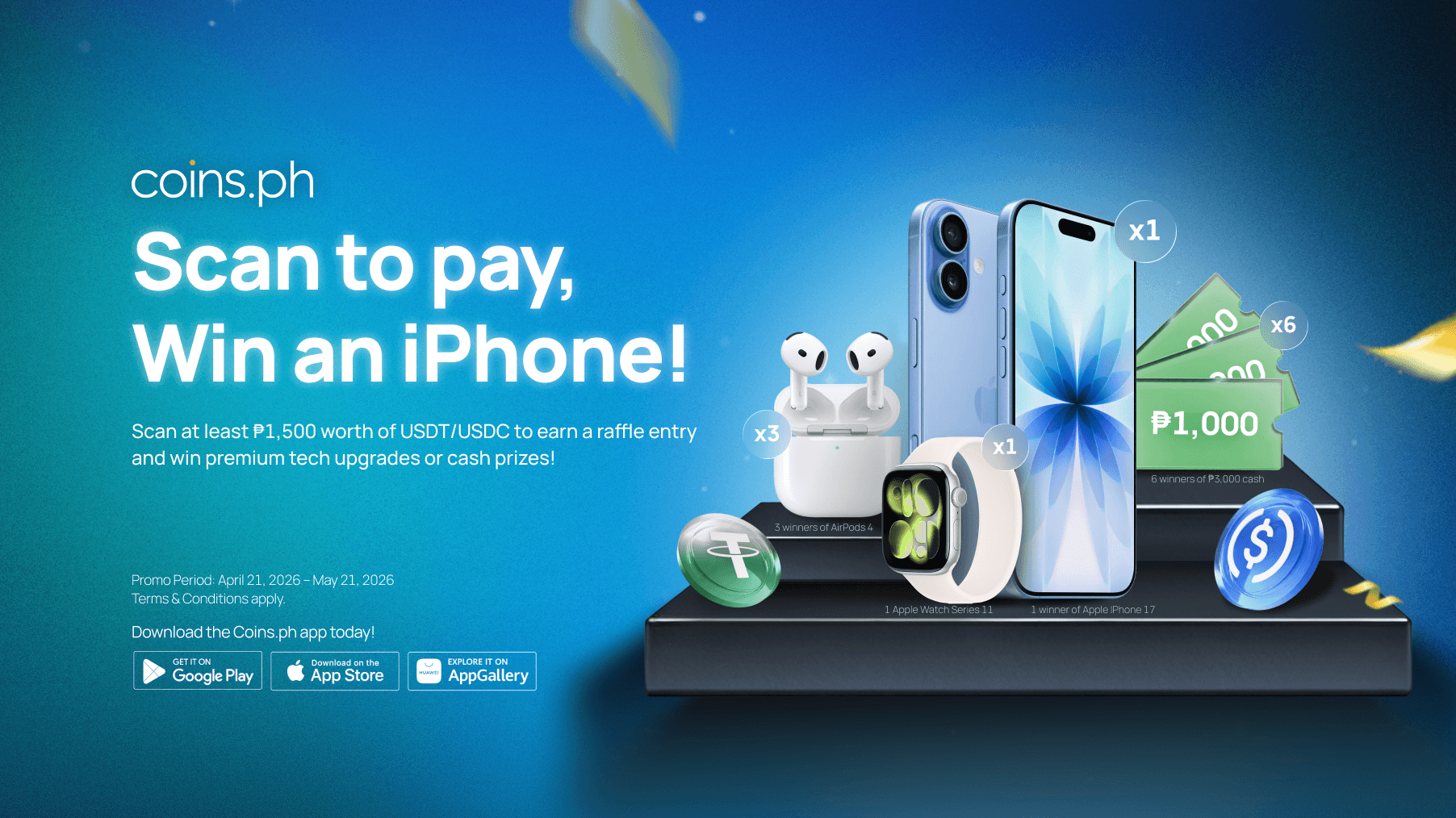 QR Ph Crypto Payments: Scan, Pay, Win an iPhone 17