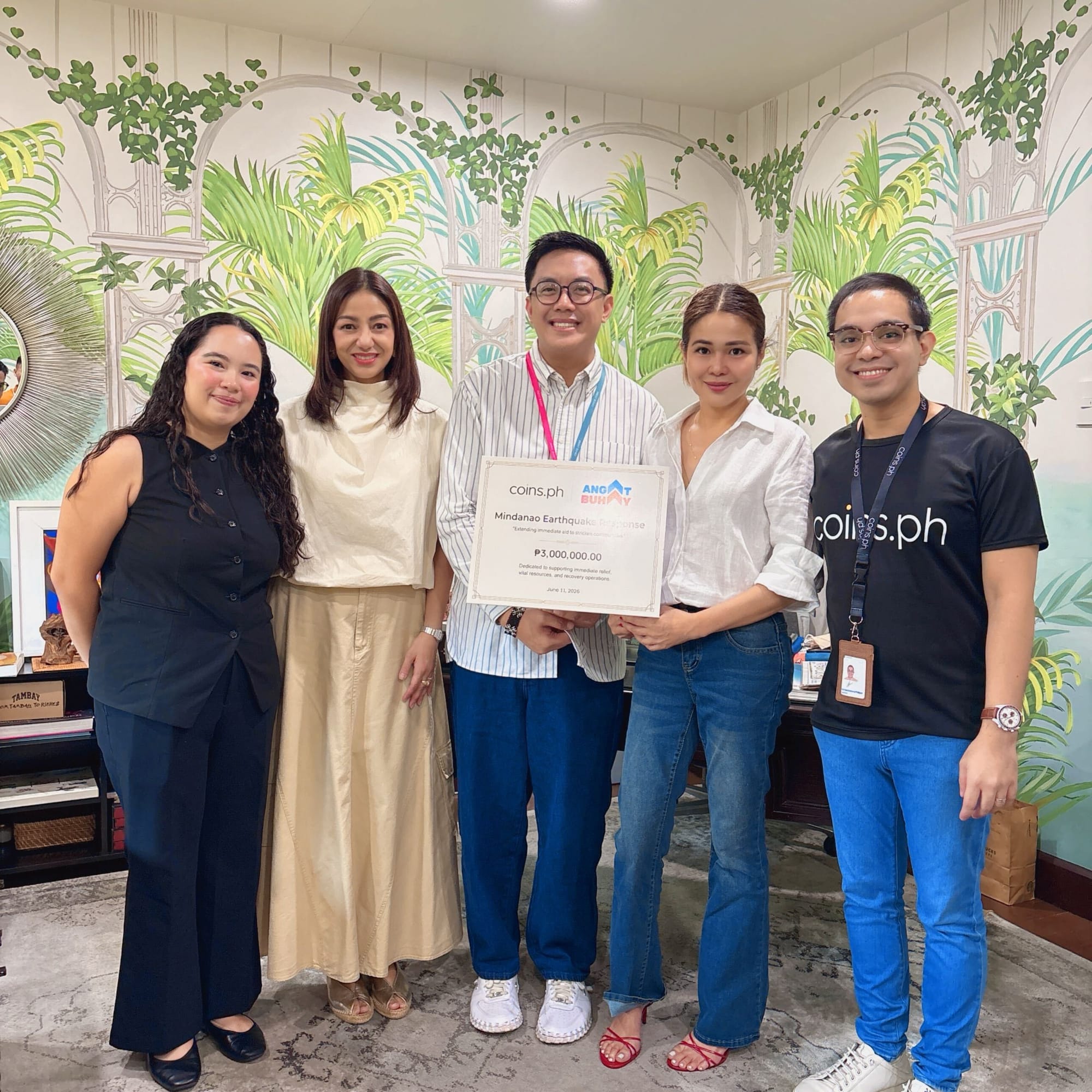 Coins.ph Donates P3 Million to Angat Pinas for Immediate Relief in Mindanao Following Magnitude 7.8 Earthquake