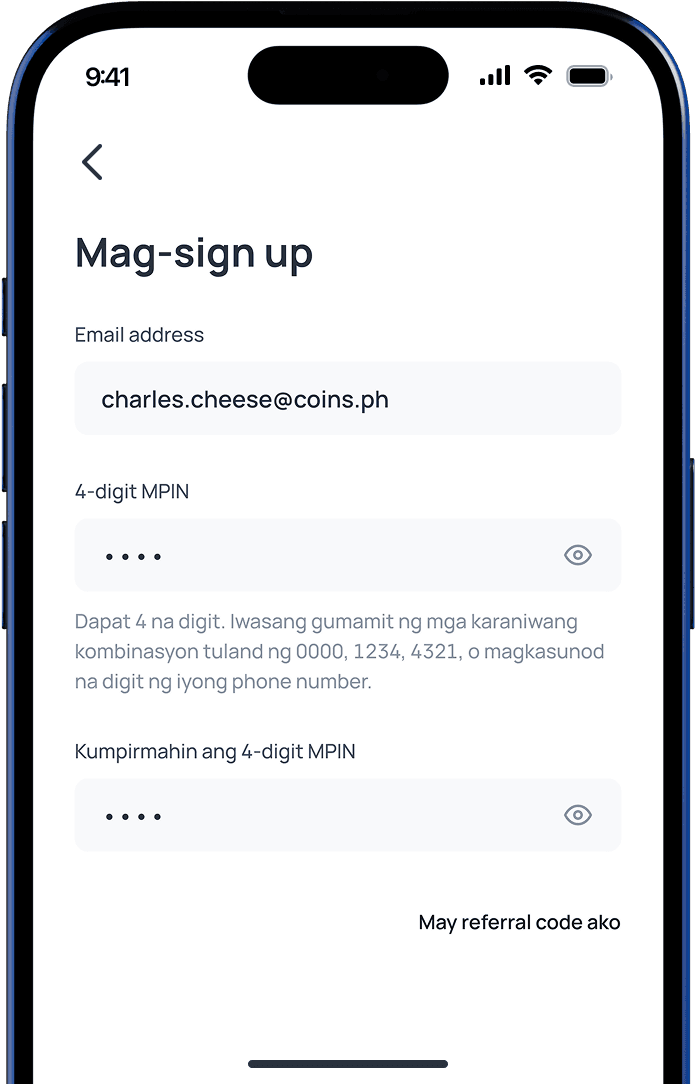 Magsign Up & Magverify ng inyong Account